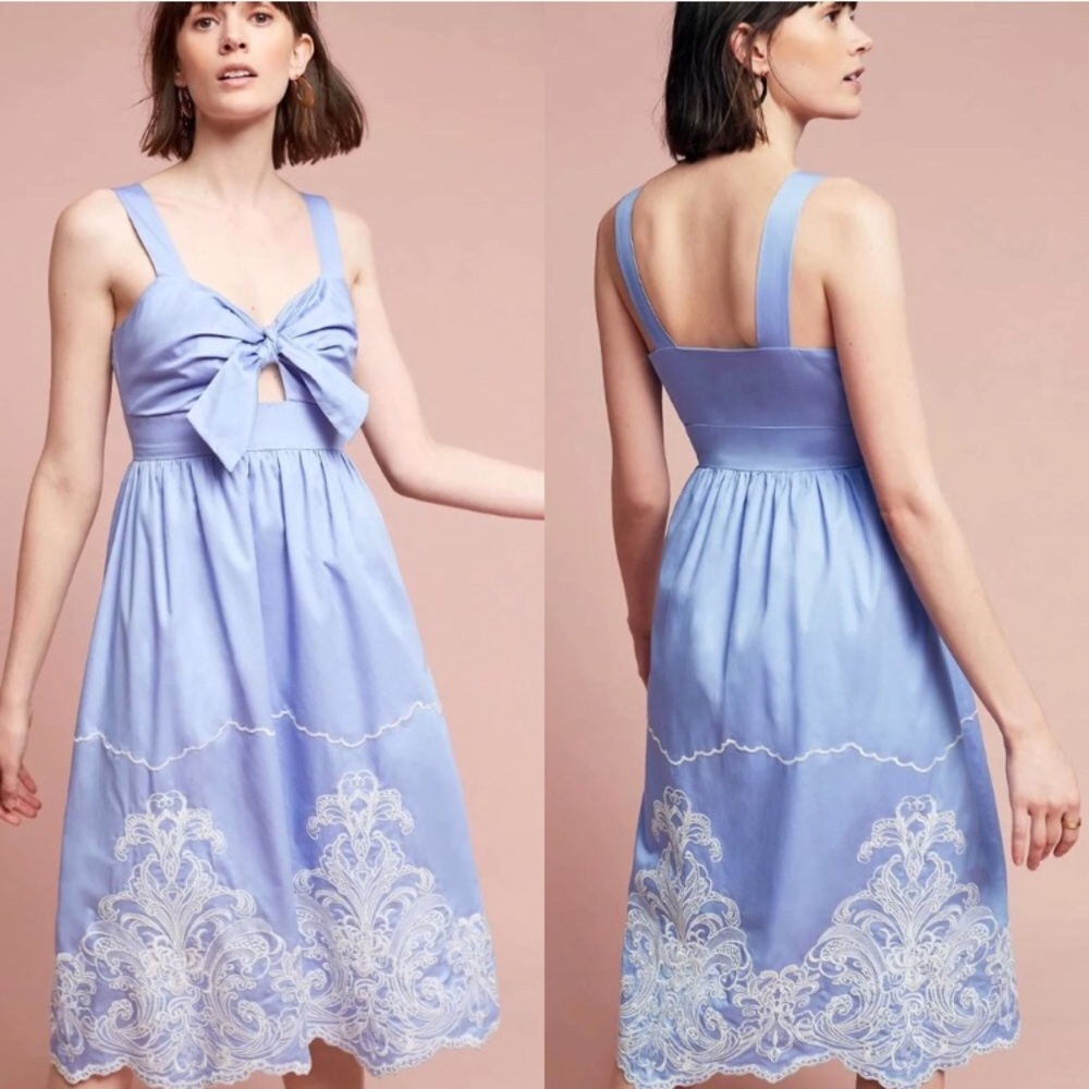 Anthropologie | Foxiedox Uma Embroidered Dress New